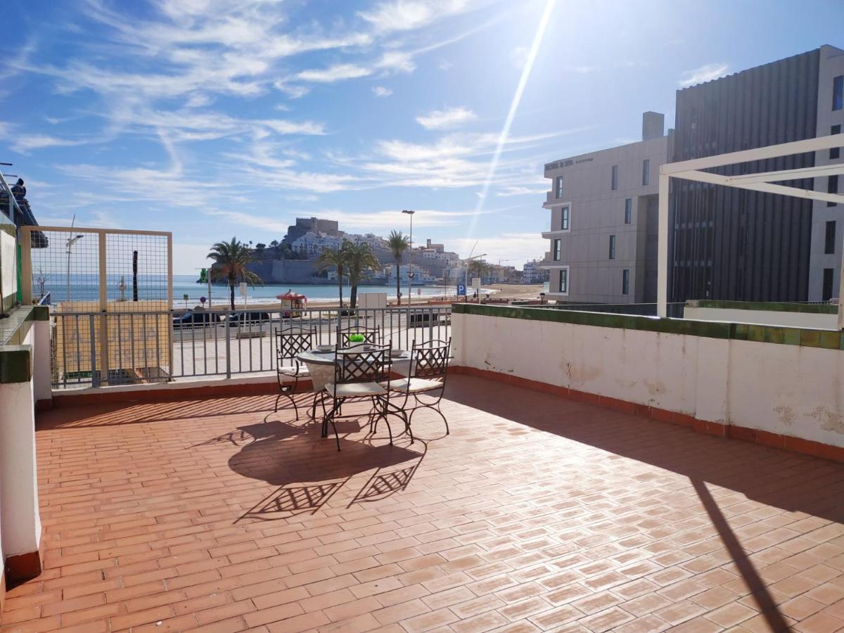 Duplex Vista Mar Peniscola Playa Orangecosta Leilighet Eksteriør bilde
